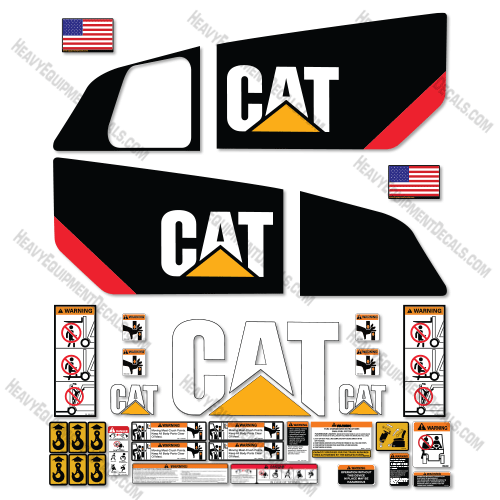 thumbnail image 2 of Caterpillar Forklift Sticker Decal - D MART PARTS 2 of 4