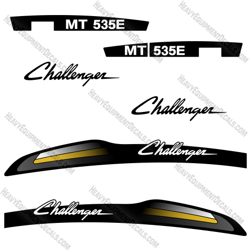 Fits Challenger MT535E Decal Kit Tractor 515e, decal kit, mt515, mt515e