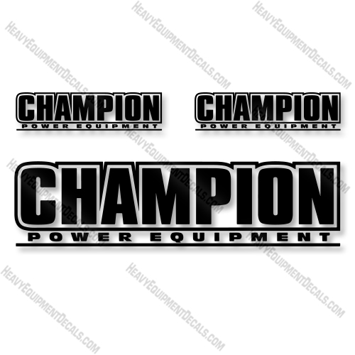 Champion Tracked Dumper Decal Kit Dumper -Aftermarket Kit decals,  decal kit, champion