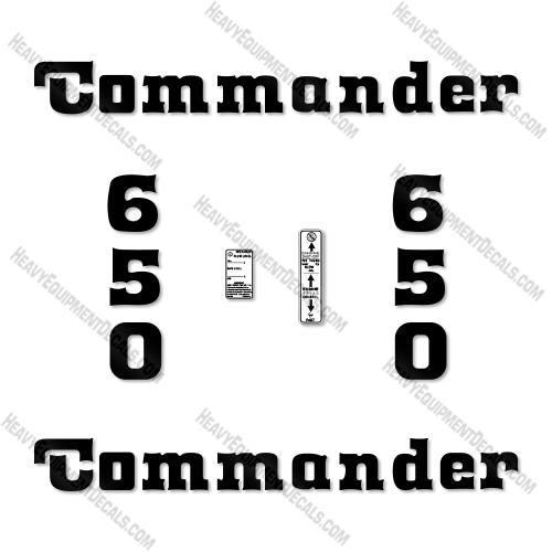 Commander 650 Decal Kit UTV - Aftermarket Kit  decals, decal kit, commander