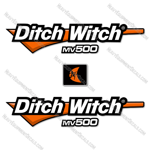 Fits Ditch Witch MV500 Decal Kit Vacuum Excavator 500, decal kit, mv-500, mv500