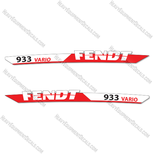 Fits Fendt 933 Vario Decal Kit Tractor 