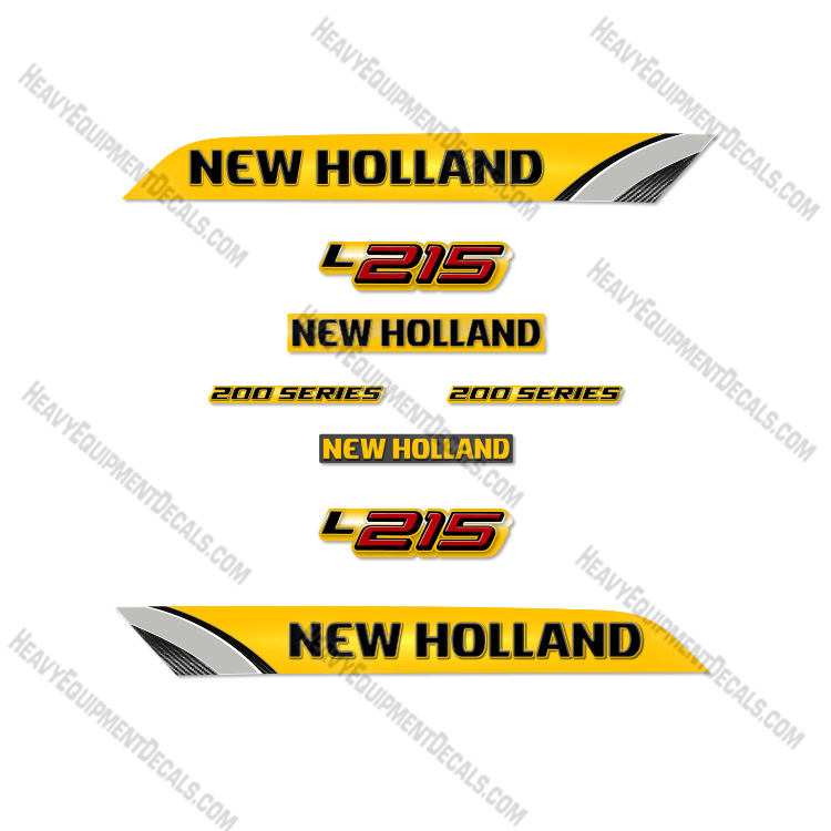 Fits New Holland L215 Decal Kit Skid Steer 215, decal kit, l 215, l215
