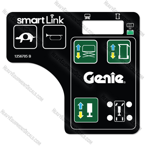 Genie Platform Control 1256705B Decal Kit Scissor Lift - Aftermarket Kit 
