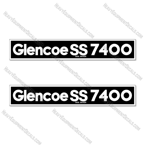 Fits Glascoe SS7400 Decal Kit Chisel Plow 