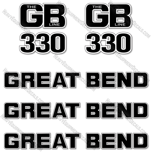 Fits Great Bend 330 Decal Kit Front Loader  decal kit