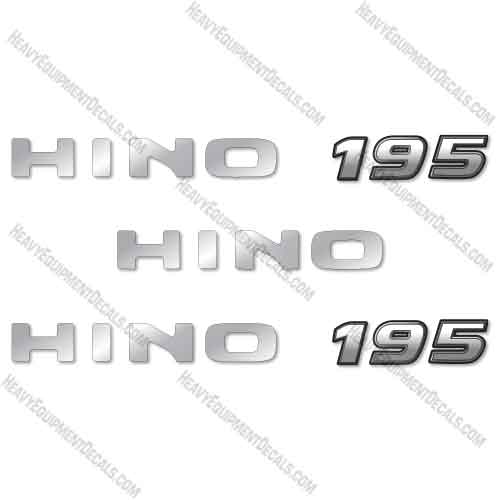 Fits Hino 195 Decal Kit Truck 