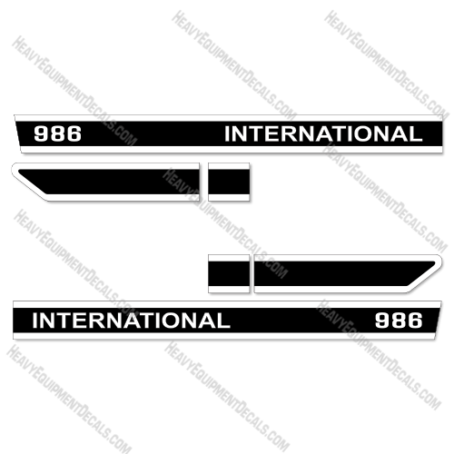 Fits International 986 Decal Kit Tractor 986, decal kit, int