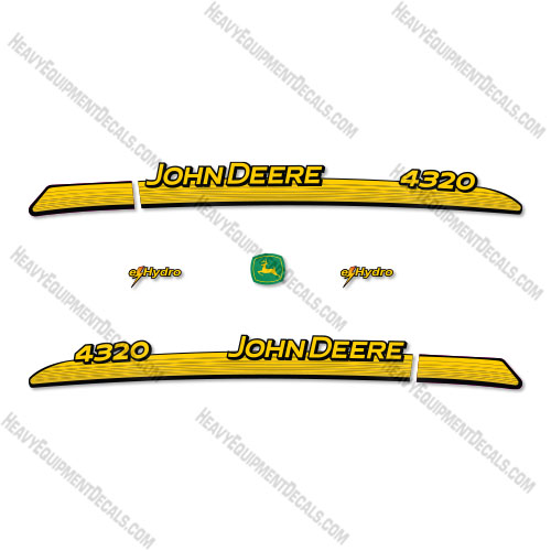 John Deere 4320 Decal Kit Utility Tractor - Aftermarket Kit   decal kit, deere, john deere