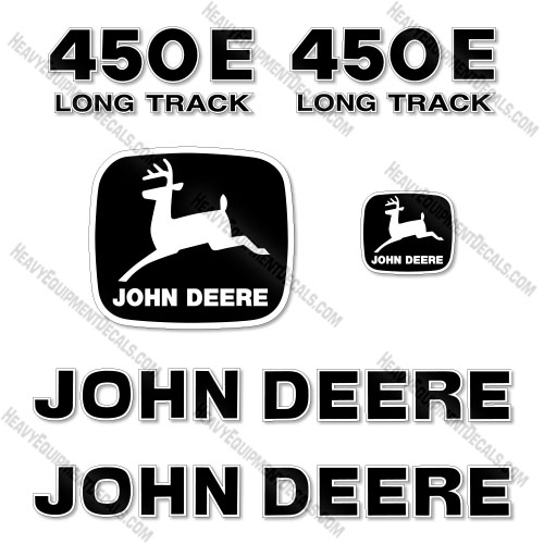 John Deere 450E Decal Kit Crawler Dozer- Aftermarket Kit   decal kit, deere, john deere