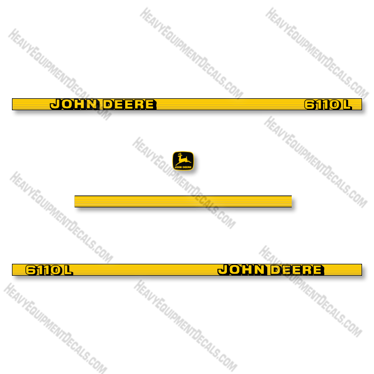 Fits John Deere 6110L Decal Kit Tractor decal kit, farm tractor, john deere, tractor, 6110