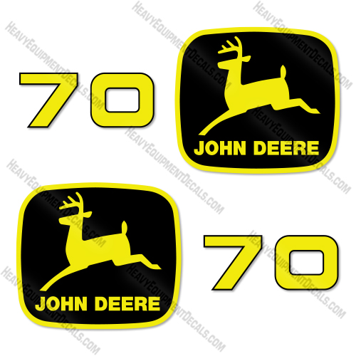 Fits John Deere 70 Decal Kit Front End Loader decal kit, john deere