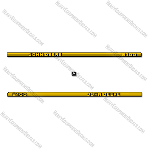 Fits John Deere 8100 Tractor Decal Kit - NEW STYLE! 8100, decal kit, deere, john deere, new style