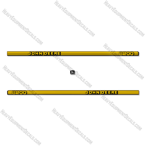 Fits John Deere 8200 Tractor Decal Kit - NEW STYLE!   8200, decal kit, deere, john deere, new style
