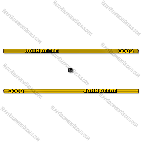 Fits John Deere 8300 Tractor Decal Kit - NEW STYLE!  8300, decal kit, deere, john deere, new style