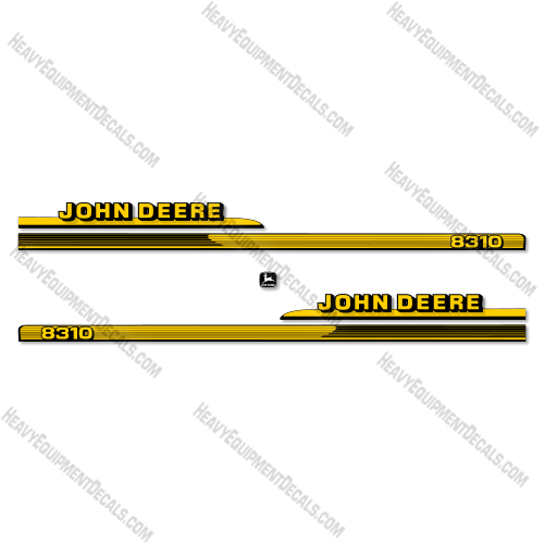 Fits John Deere 8310 Tractor Decal Kit - NEW STYLE!   8310, decal kit, deere, john deere, new style