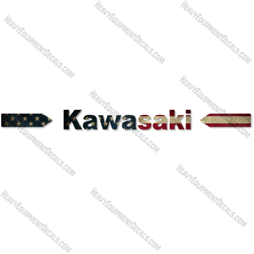 Fits Kawasaki Mule Custom Tailgate American Flag 