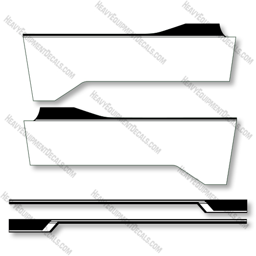 Kawasaki Mule Pro Mx EPS  Decal Kit UTV - White  - Aftermarket Kit 