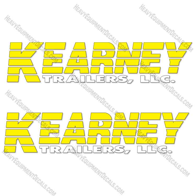 Kearney Trailer Logo Decal Kit kearney, trailer