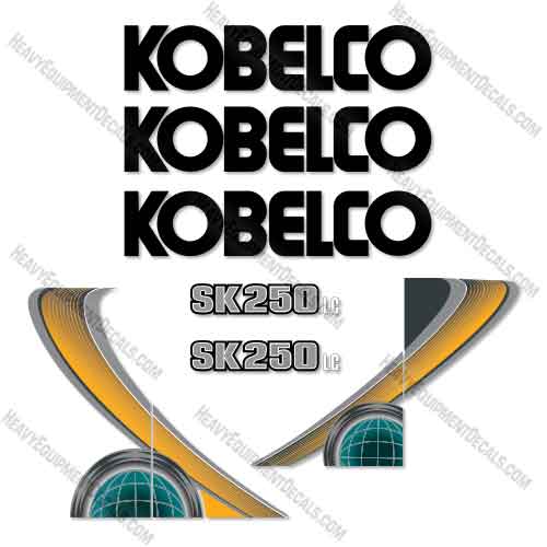 Fits Kobelco SK250LC-10 Decal Kit Excavator  