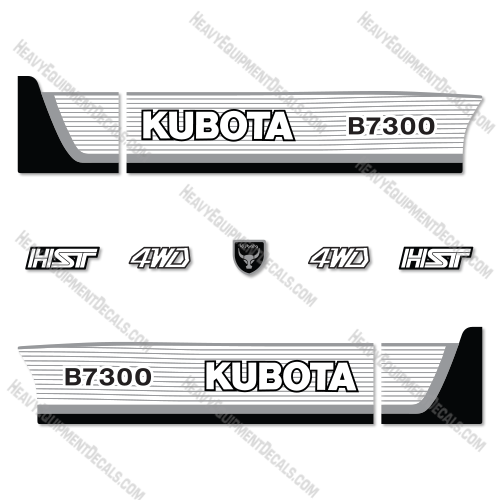 Fits Kubota B7300 Decal Kit Tractor 7300, Kubota, la