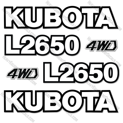 Fits Kubota L2650 Decal Kit Tractor  