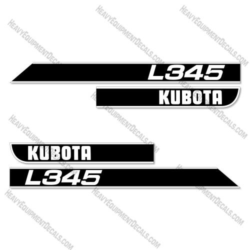 Fits Kubota L345 Decal Kit Tractor 345, l345