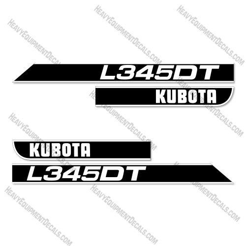 Fits Kubota L345DT Decal Kit Tractor 345, l345, 345dt, l345dt