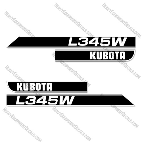 Fits Kubota L345W Decal Kit Tractor 345, l345, 345w, l345w