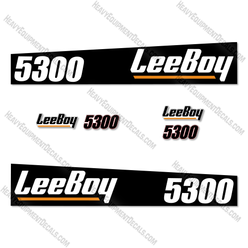 LeeBoy 5300 Decal Kit Asphalt Paver - Aftermarket Kit  decals, decal kit, leeboy 