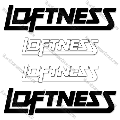 Fits Loftness Logo Decal Kit 