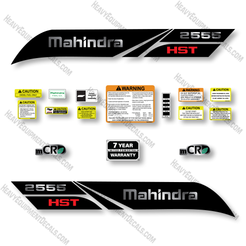 Mahindra 2555 Decal Kit Tractor - Aftermarket Kit  decals, decal kit