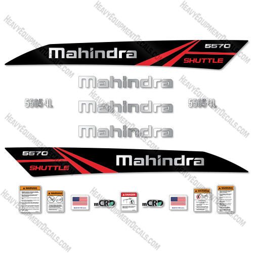 Fits Mahindra 5570 5565 4L Decal Kit Tractor decal kit