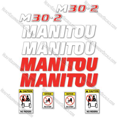 Fits Manitou M30-2  Decal Kit Forklift 30, decal kit, m30, m30, m30, 