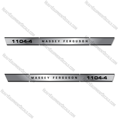 Massey Ferguson 1104-4 Decal Kit Tractor- Aftermarket Kit  