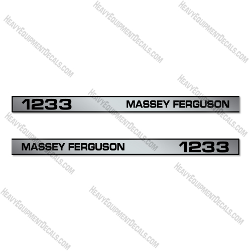 Massey Ferguson 1233  Decal Kit Tractor  - Aftermarket Kit  decal kit, ferguson, massey, massey-ferguson