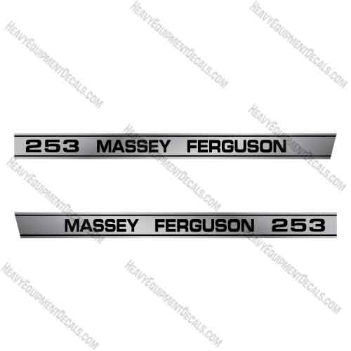 Massey Ferguson 253 Decals Style 2 INCR10Aug2021