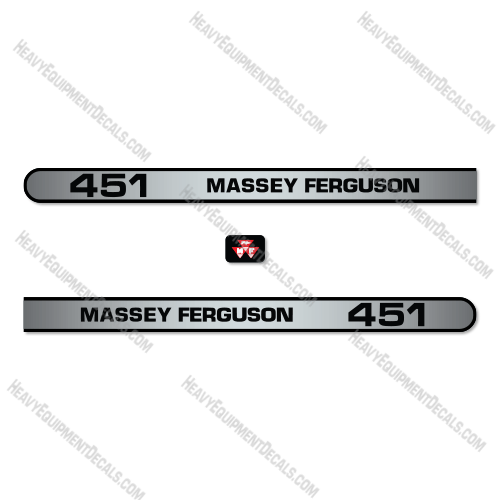 Fits Massey Ferguson 451 Decal Kit Tractor - WITH CAB 451, decal kit