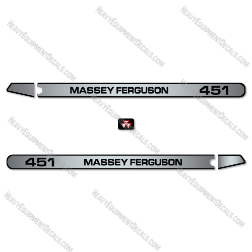 Fits Massey Ferguson 451 Decal Kit Tractor - NO CAB 451, decal kit