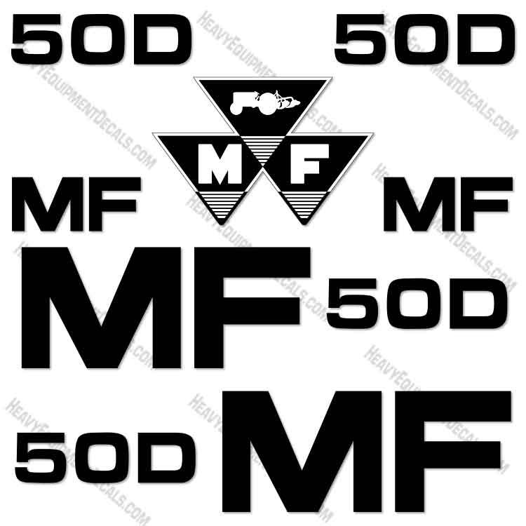 Fits Massey Ferguson 50D Decal Kit Tractor decal kit, ferguson, massey, massey-ferguson