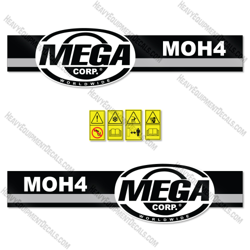 Fits MEGA CORP MOH4 Decal Kit Water Tanker decal kit