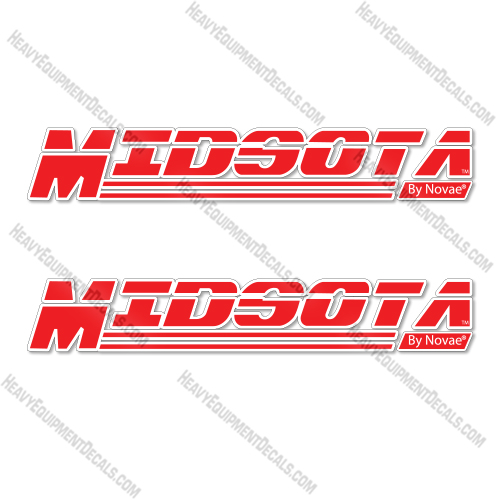 Midsota Decal Kit Trailer - 17.5 Inch - Aftermarket Kit  trailer, midsota