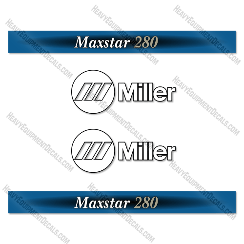 Fits Bobcat Miller Maxstar 280 Decal Kit Generator Welder 280, decal kit