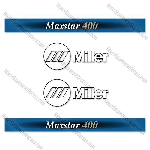 Fits Bobcat Miller Maxstar 400 Decal Kit Generator Welder 400, decal kit