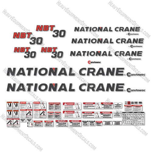 National Crane NBT 30 Decal Kit  