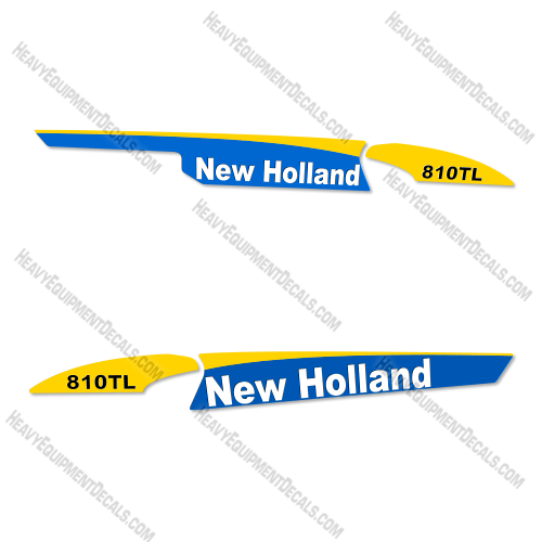 Fits New Holland 810TL Decal Kit Front End Loader - New Style! 810, 810tl, decal kit, new holland, tl