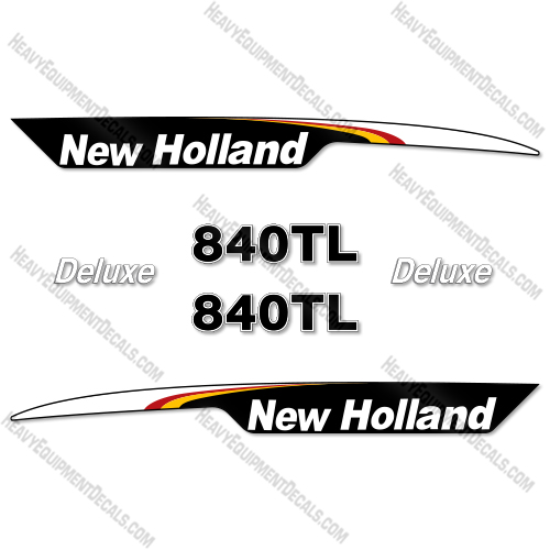  New Holland 840TL Decal Kit Front End Loader Attachment - Style 2 - Aftermarket Kit  840, 840-tl, 840tl