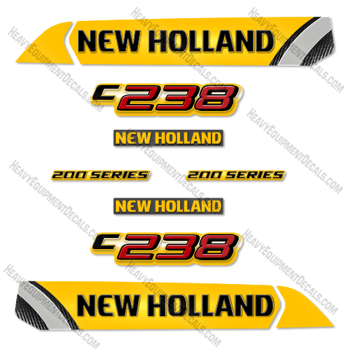 Fits New Holland C238 Decal Kit Wheel Loader  238, c238, decal kit