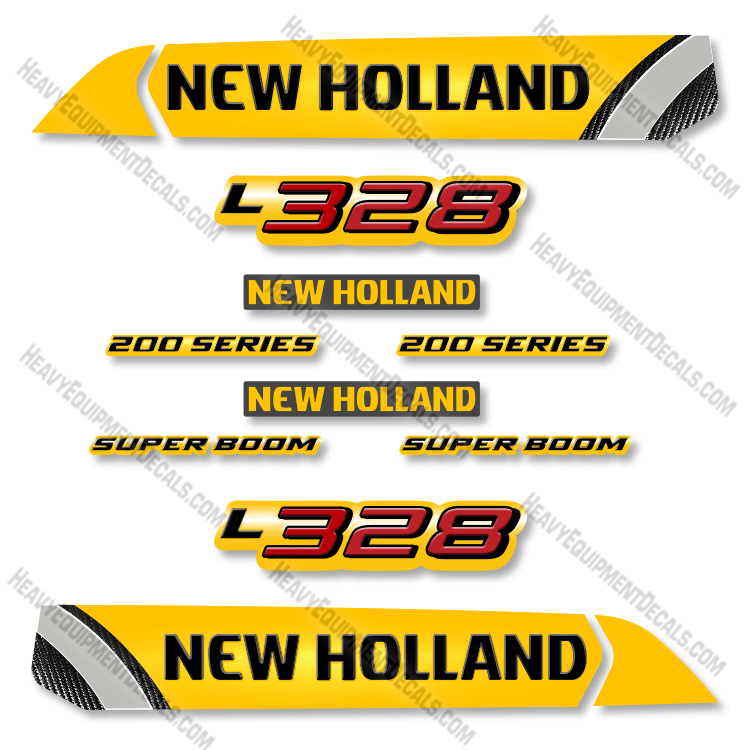 Fits New Holland L328 Decal Kit Skid Steer 328, decal kit, l328