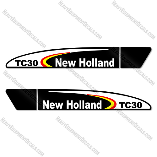 New Holland TC30 Decal Kit Tractor -Style 2- Aftermarket Kit  new holland, decal kit